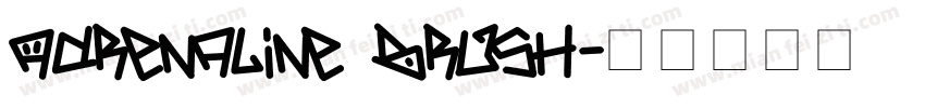 Adrenaline Brush字体转换